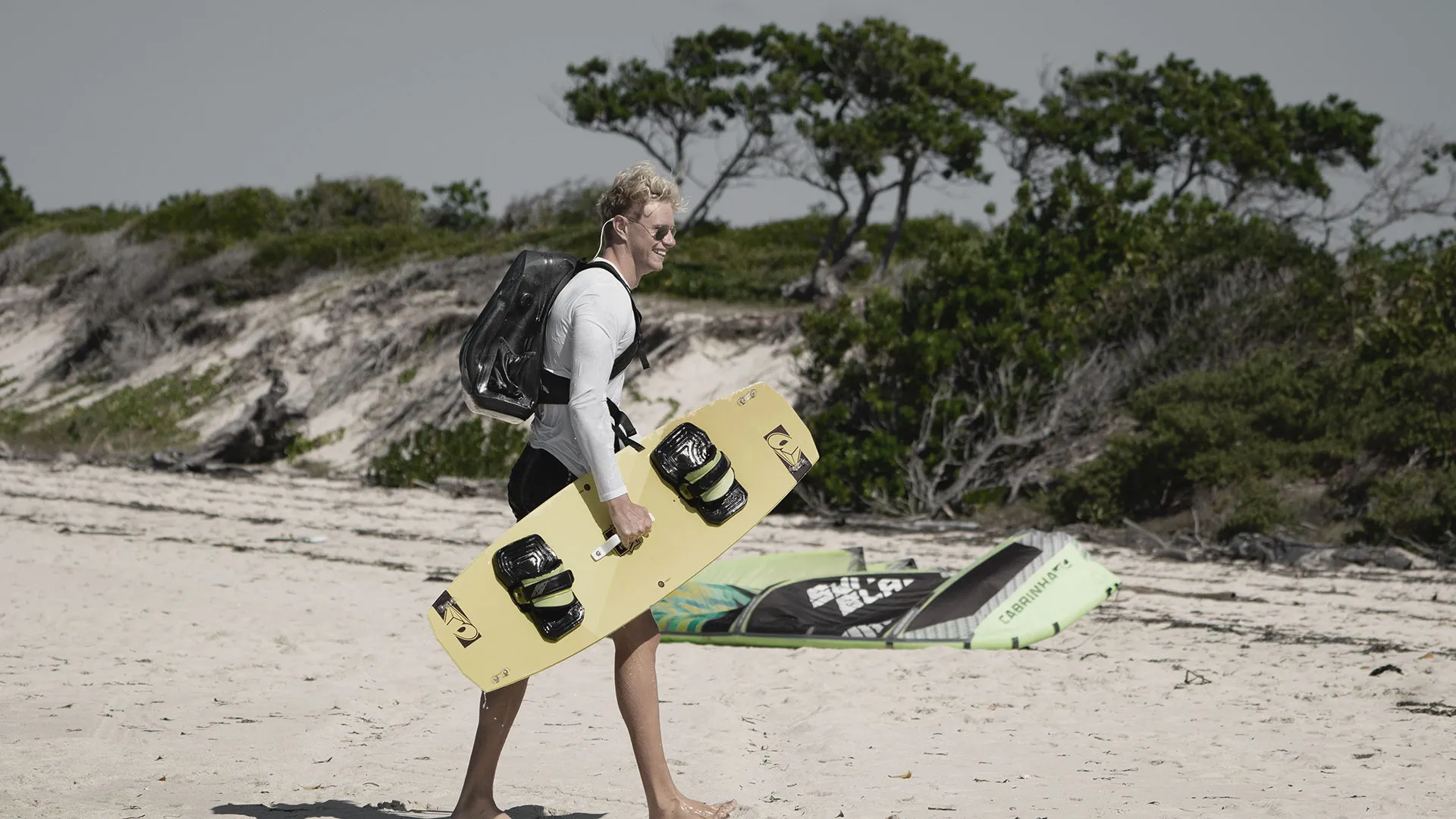 Carrying the EP01 pack into the field