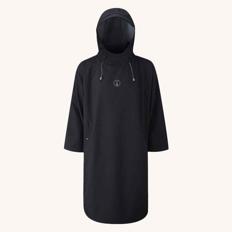 The CHALK Storm poncho, front view